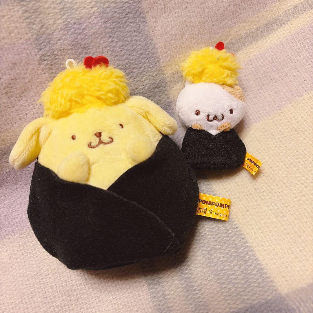 ポムポムプリンカフェ　名古屋　マスコット　天むす