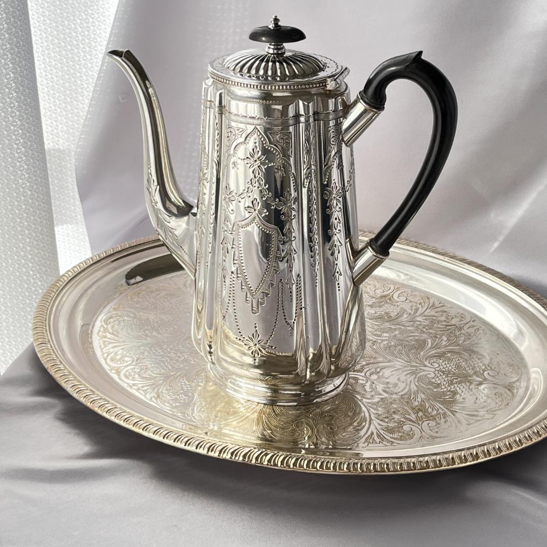 【Joseph Rodgers】 エドワーディアンのコーヒーポット