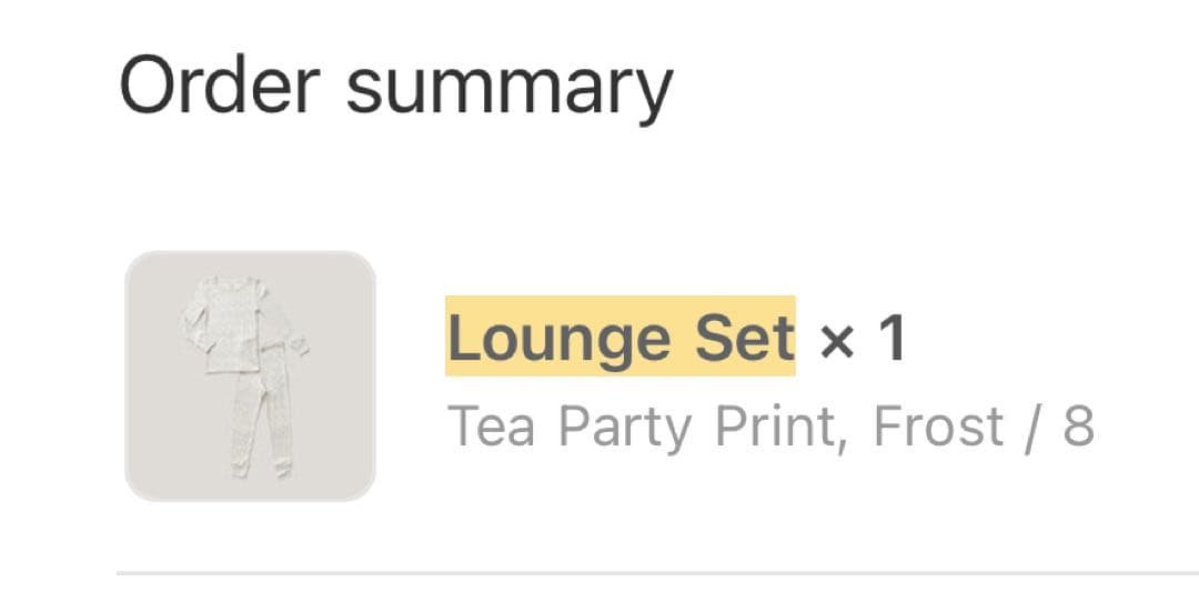 【新品】Soor Ploom Lounge set 8Y