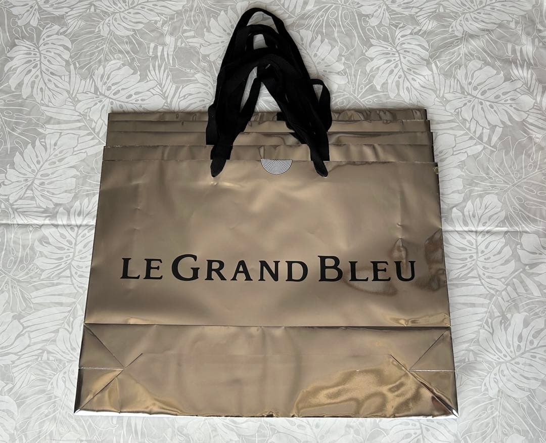 レア LE GRAND BLEU ショップ袋 大5枚 ルグランブルー LGB