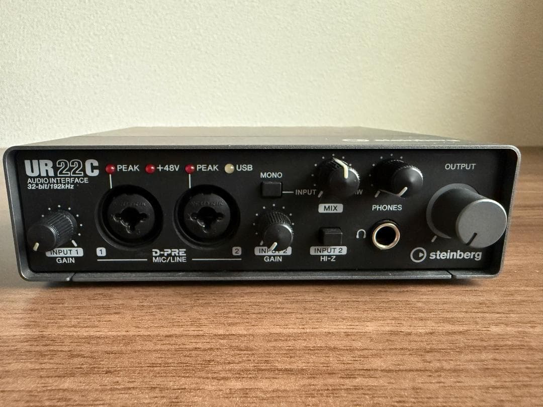 STEINBERG UR22C USBオーディオインターフェイス