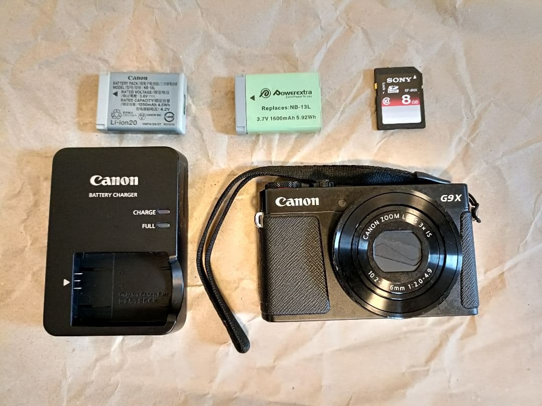 要画像確認 Canon G9X デジタルカメラ 付属品付き コンデジ 動作確認済