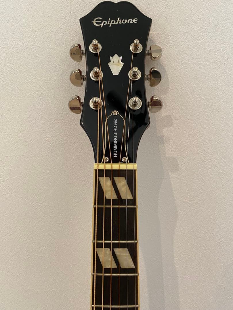 エピフォンEpiphoneHummingbird Pro/FC ハードケース付き