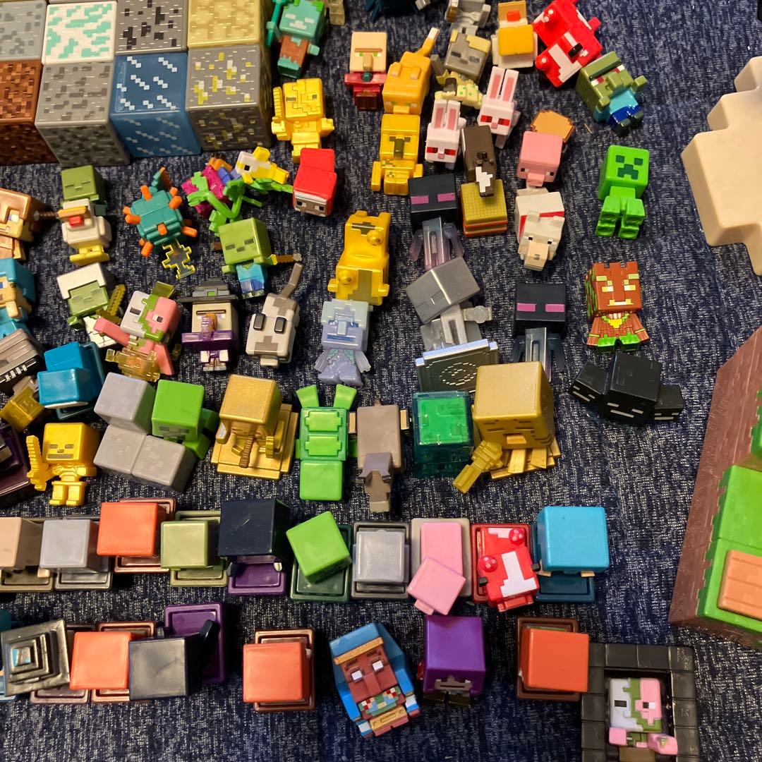 マインクラフト　フィギュア　大量　ケース