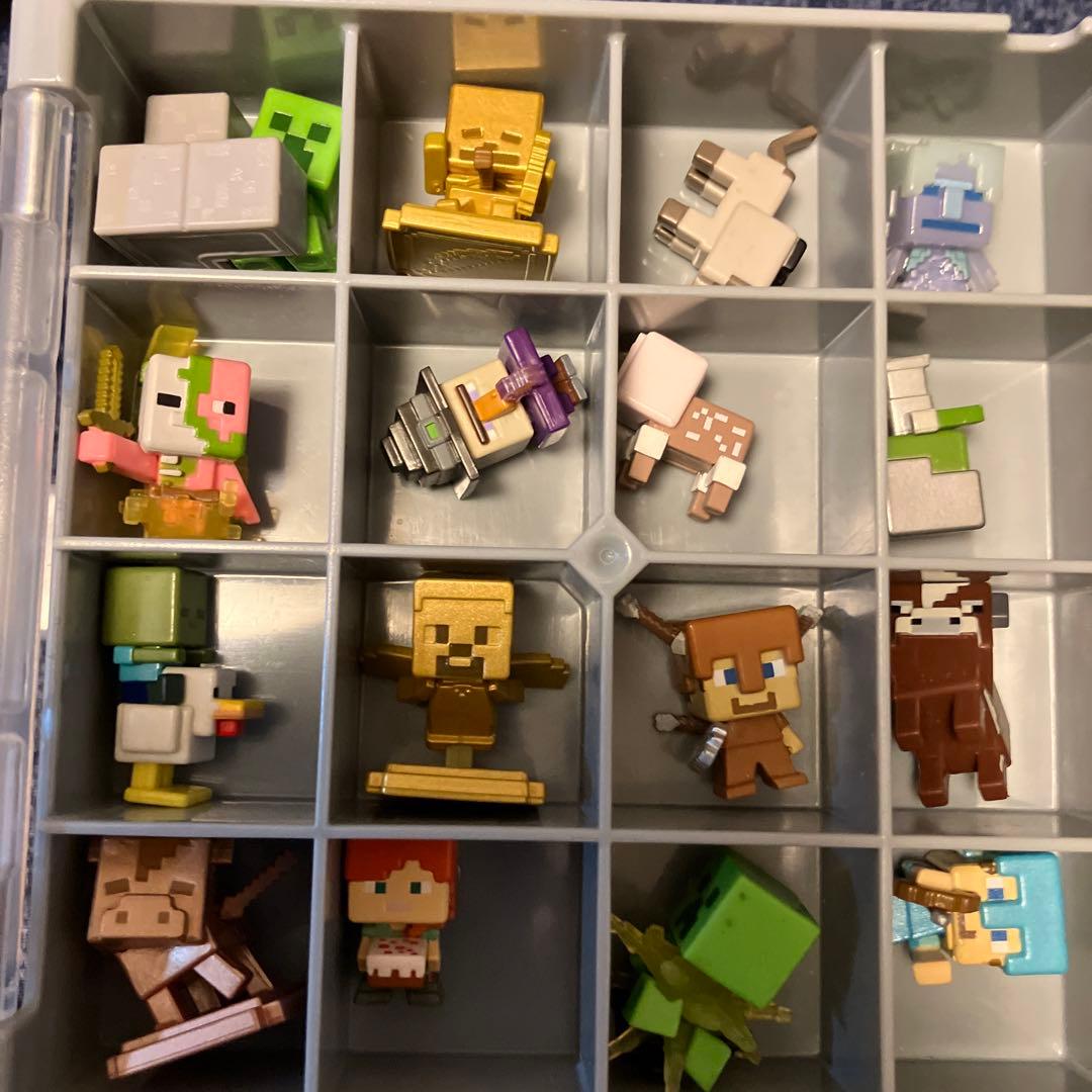 マインクラフト　フィギュア　大量　ケース