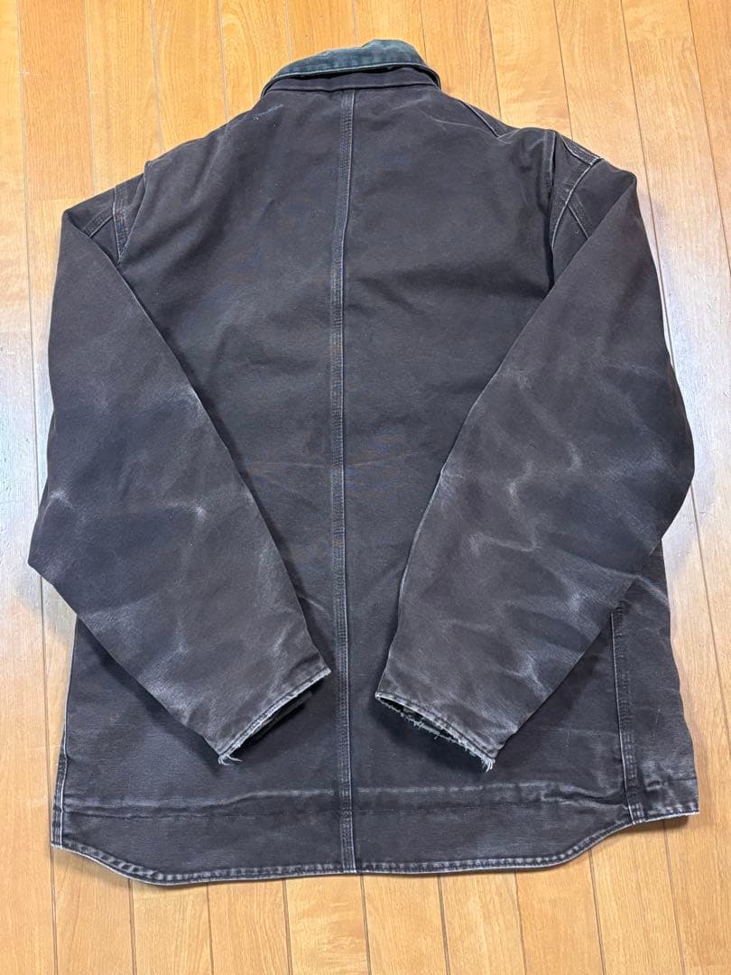 Carhartt デトロイトジャケット USA製 企業ロゴ