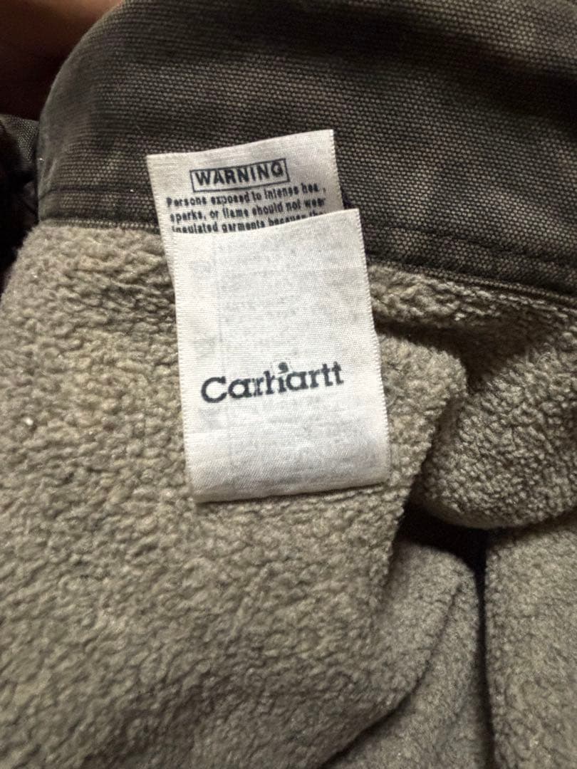 Carhartt デトロイトジャケット USA製 企業ロゴ