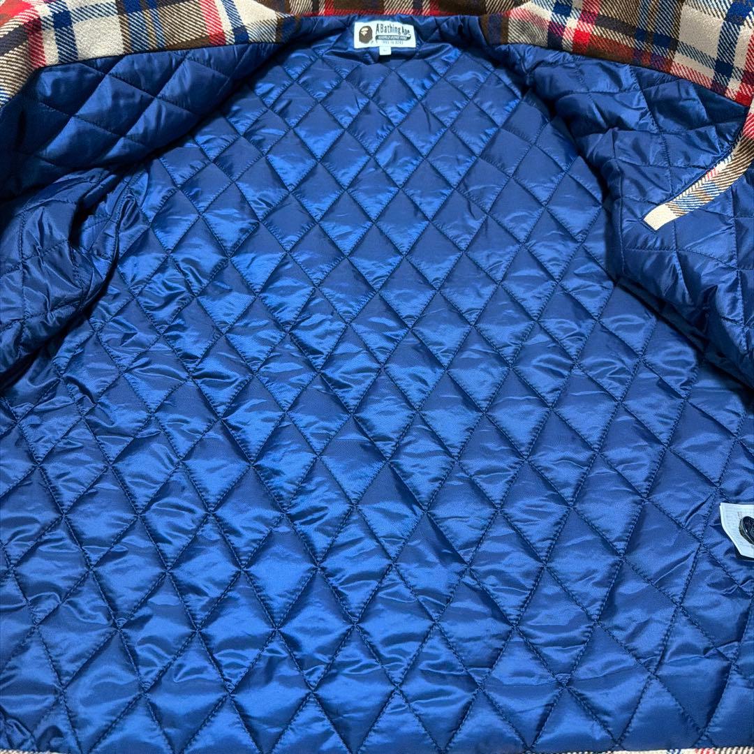 ジャケット・アウター A Bathing Ape BAPE CHECK CPO ZIP JACKET