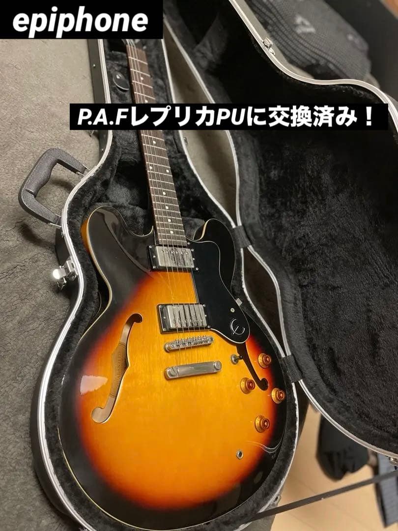 エピフォンEpiphone Dot VintageSunburst es335