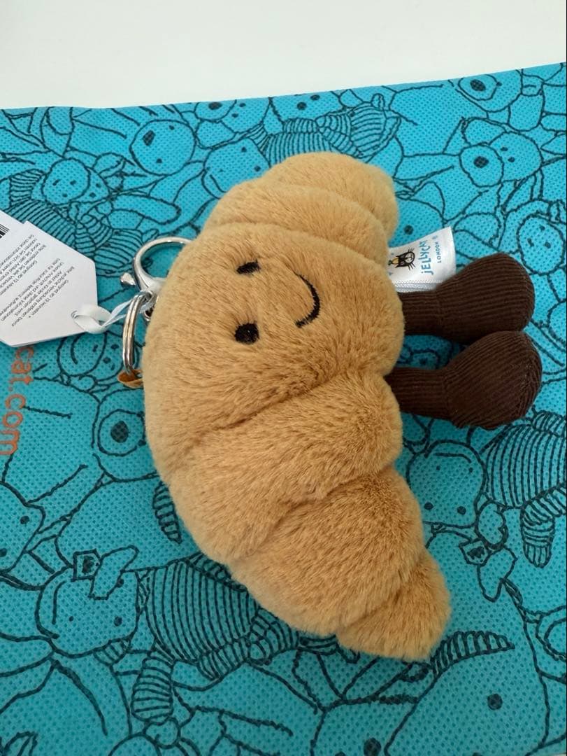 ぬいぐるみ Amuseable croissant bag charms