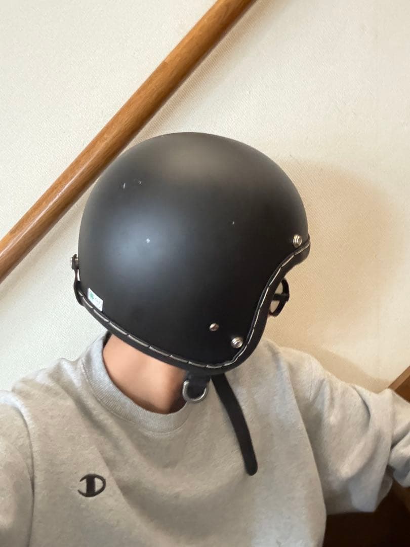 SHM ブラック ジェットヘルメット