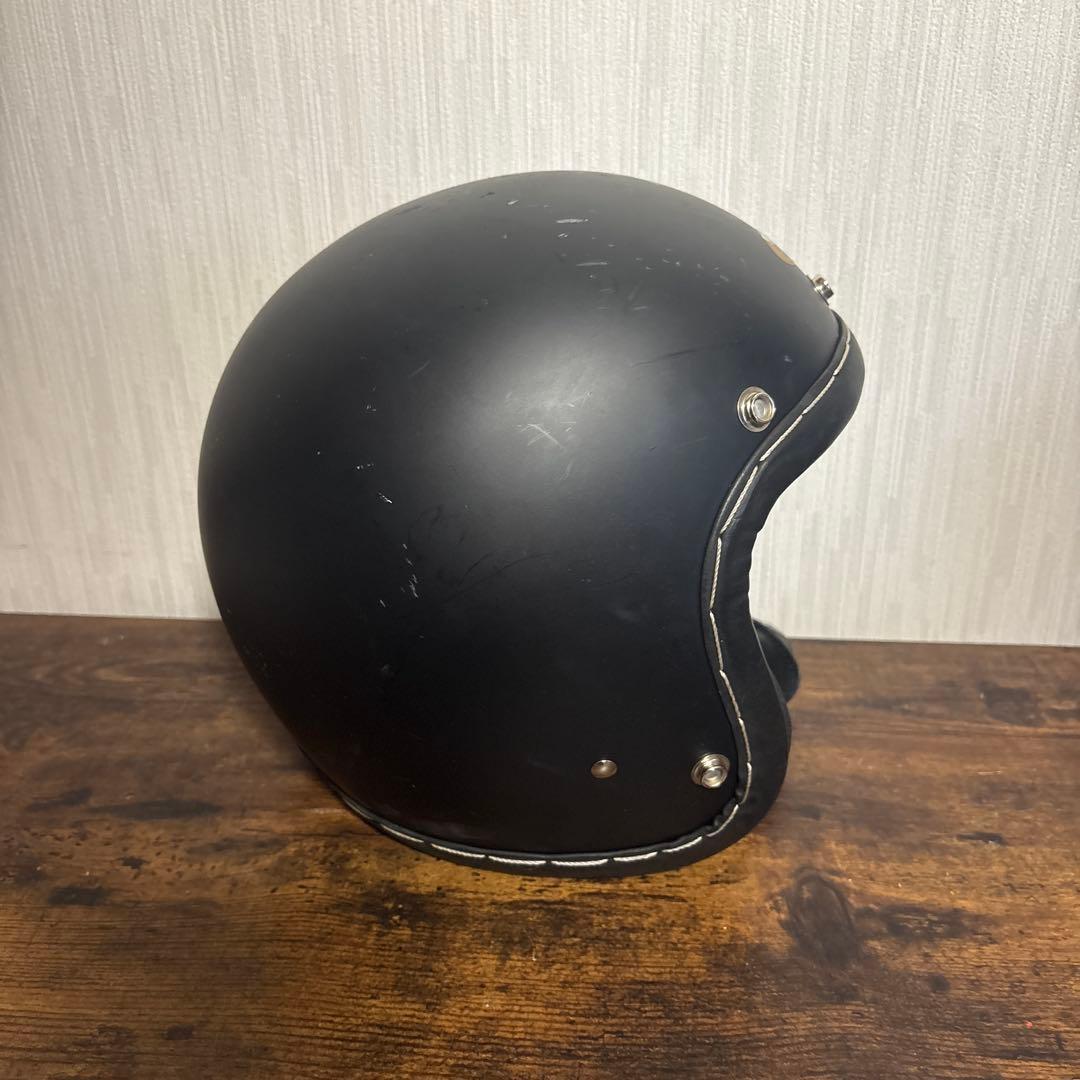 SHM ブラック ジェットヘルメット