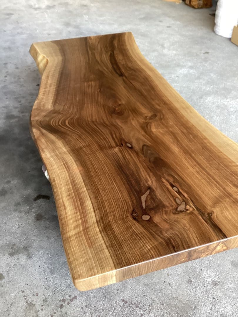 【BLACK FRIDAY】　ウォールナット　　一枚板テーブル　　　天板のみ