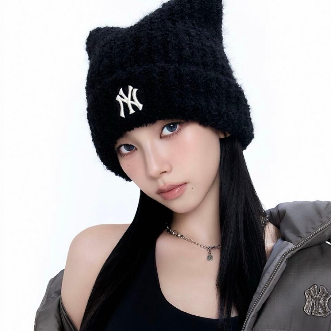 mlb korea NY ニット帽