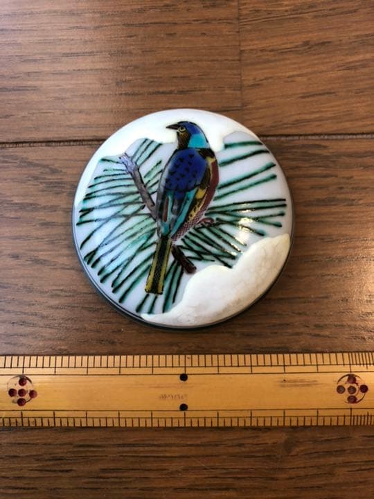 九谷焼◉越田　健一郎◉日展(第8回展)特選受賞◉昭和41年、46年石川県知事賞