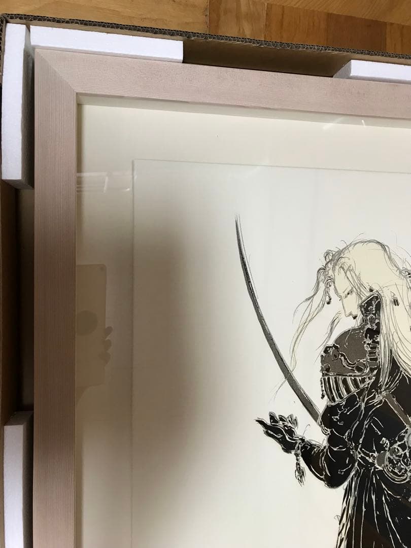 天野喜孝 FF7 セフィロス 研 プライベートエディション シルクスクリーン版画