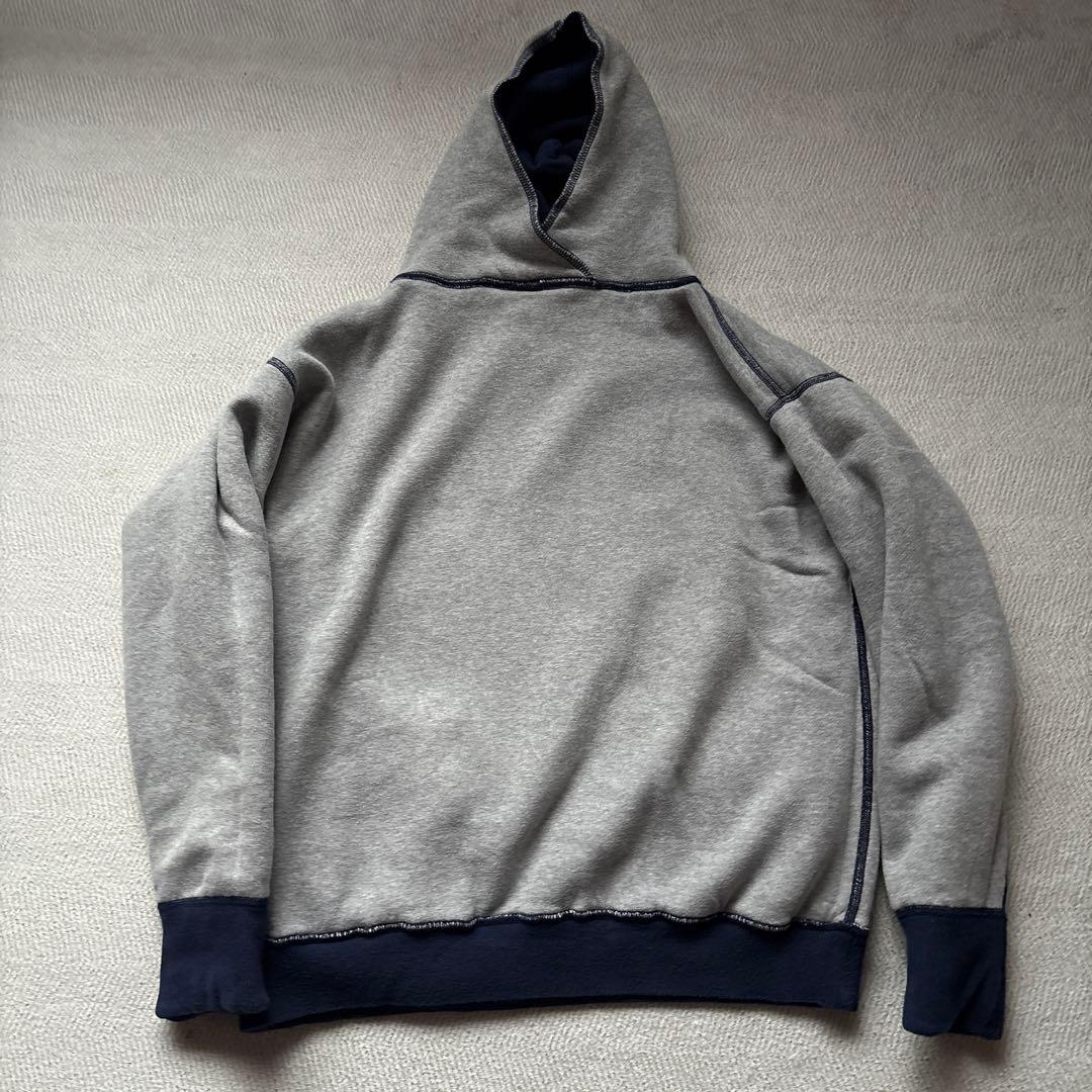 THREEFACE Ｍ　ダブルフェイス チャンピオン　ロックフード 後付パーカー