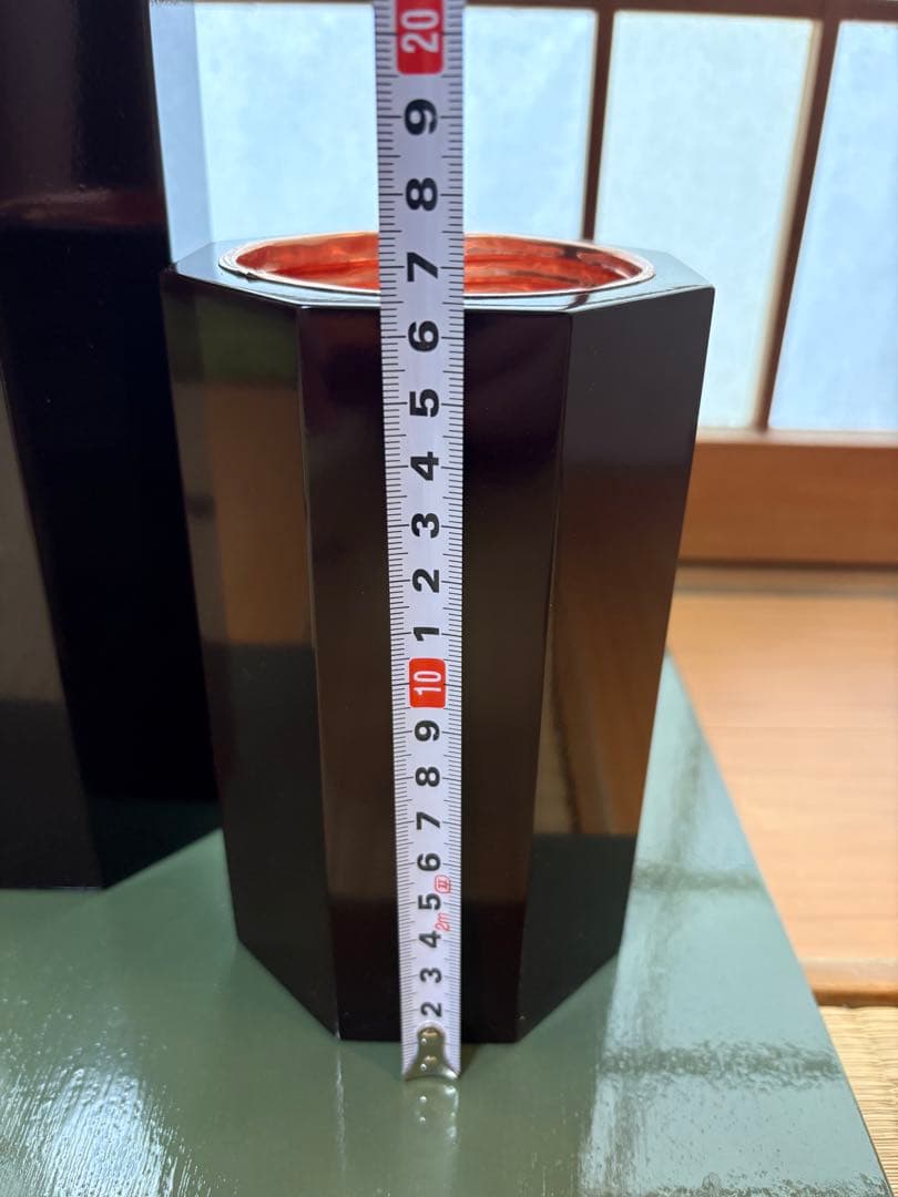 26 美品！華道　短二管筒　いけばな　寸胴　２点セット　華道具　花入れ　未生流