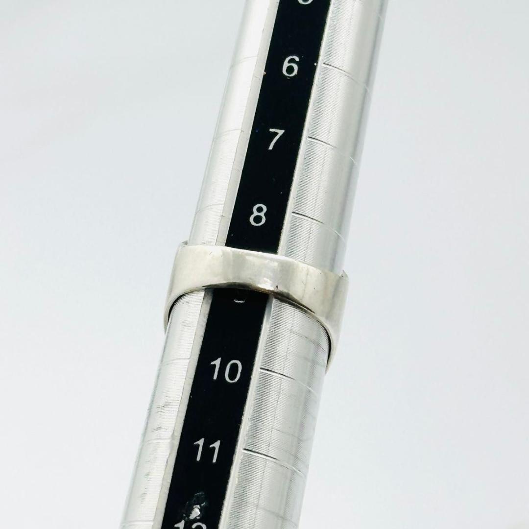 agete アガット　ロゴ刻印　シルバー　リング 9号　925 オニキス