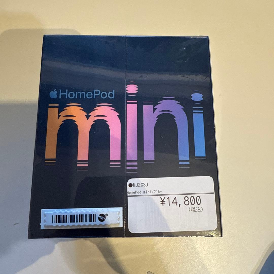 Apple Pod mini 新品未開封•MJ2C3J /ブルー
