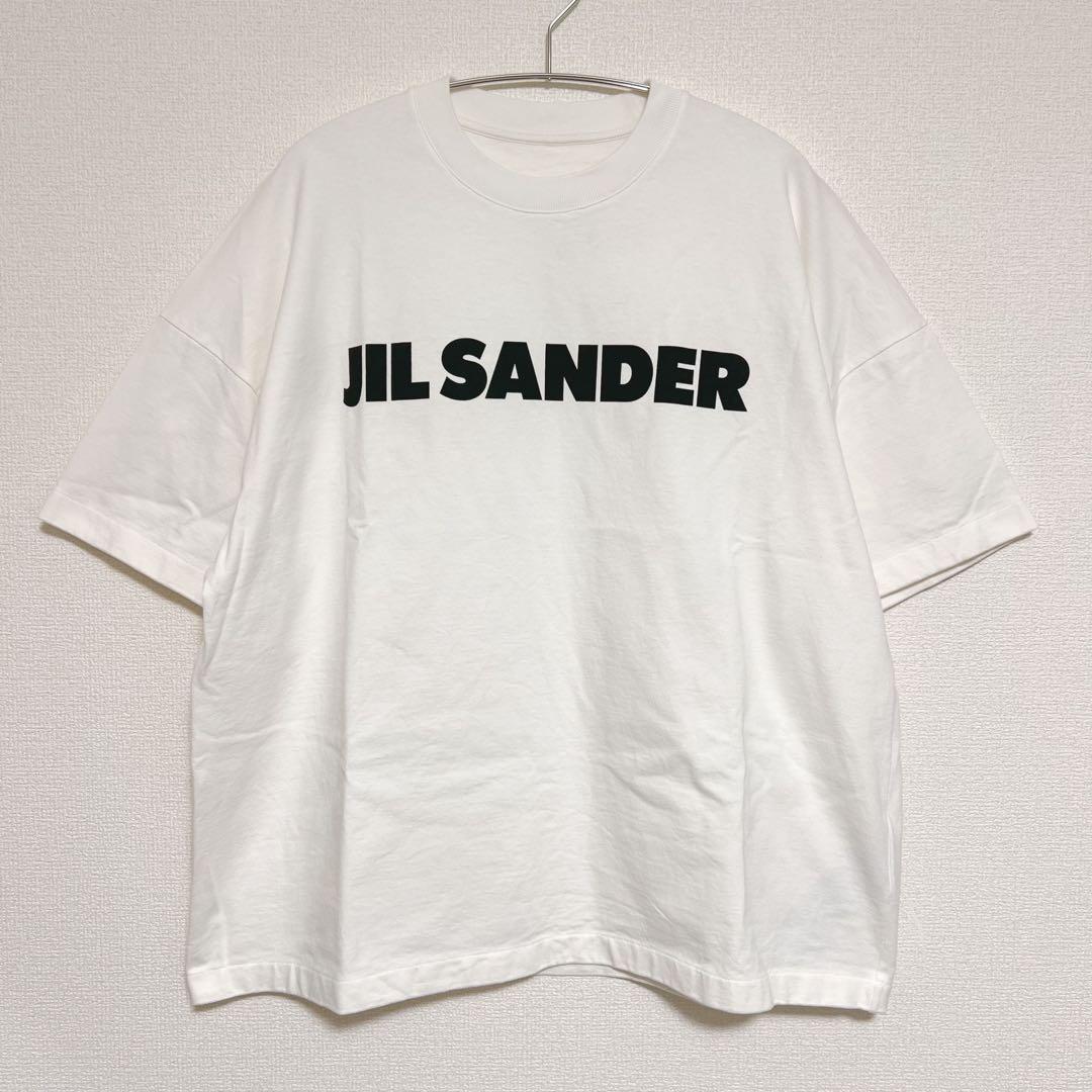 JIL SANDER ジルサンダー　半袖　Tシャツ　ホワイト　ロゴ