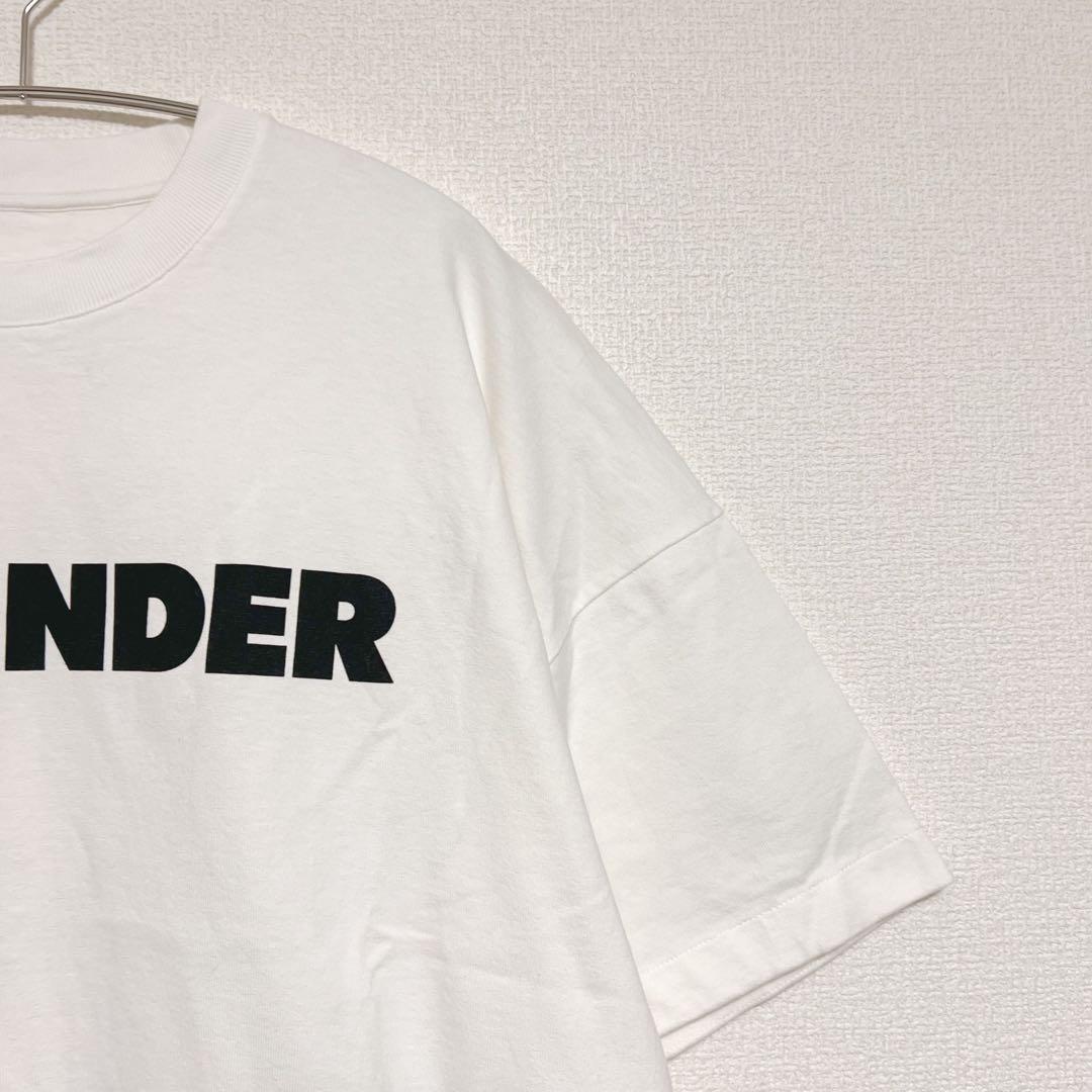 JIL SANDER ジルサンダー　半袖　Tシャツ　ホワイト　ロゴ