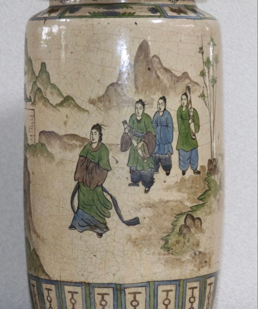 京焼の名工　仁清　大瓶　木箱付　送料込み250526