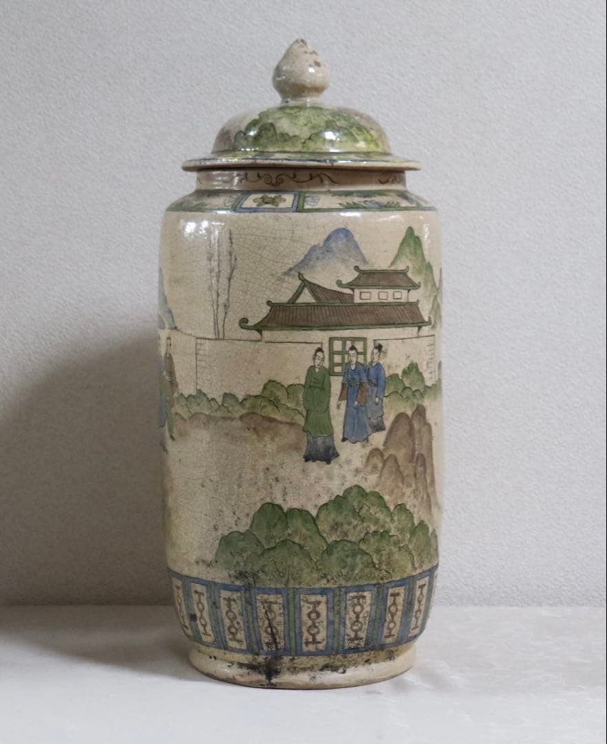 京焼の名工　仁清　大瓶　木箱付　送料込み250526