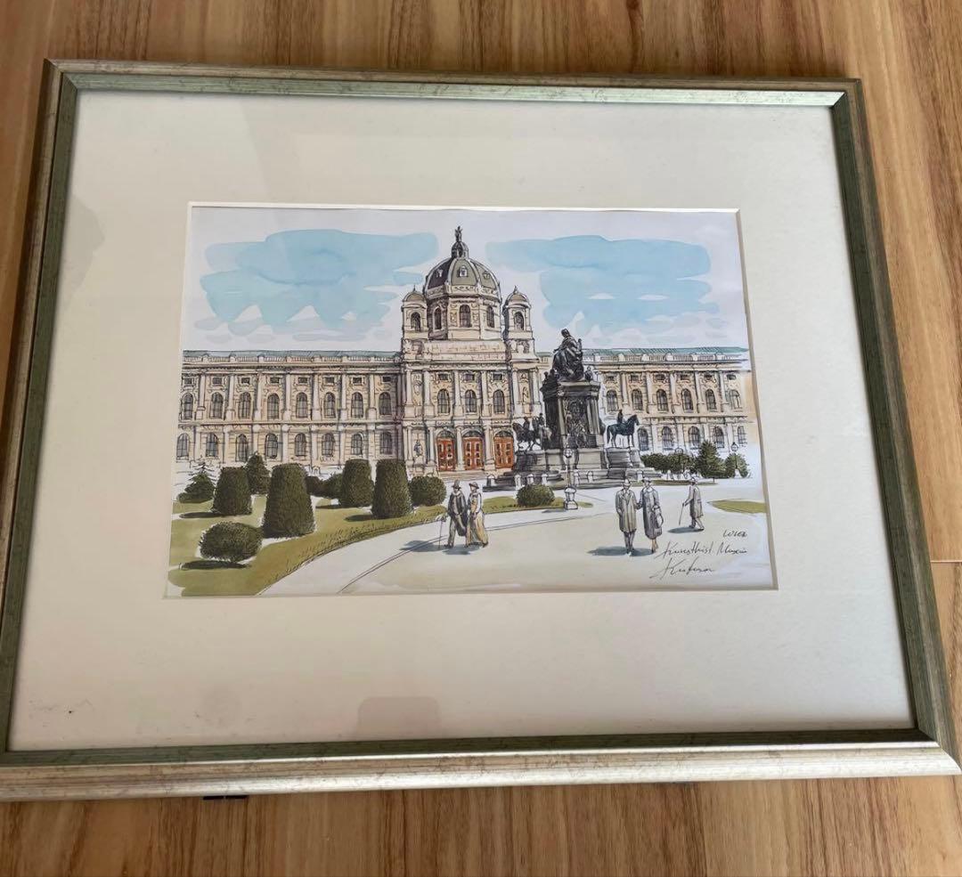 まとめ売り 11点 油彩画 街の風景 R.I. サイン入り