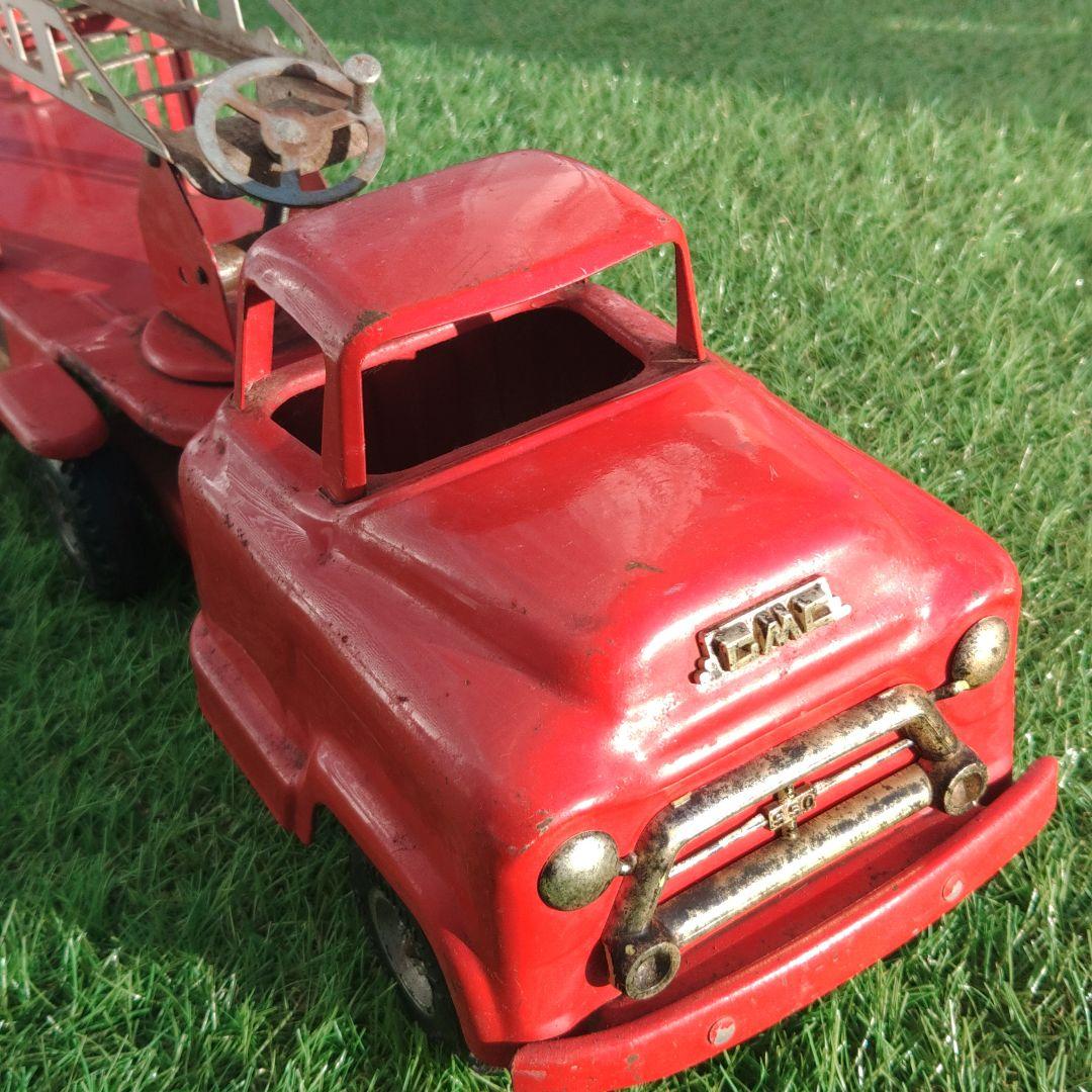 ⭕本日値下げ中‼️✴️ブリキおもちゃ❇️ブリキ 消防車 ⭐ヴィンテージ⭐USA