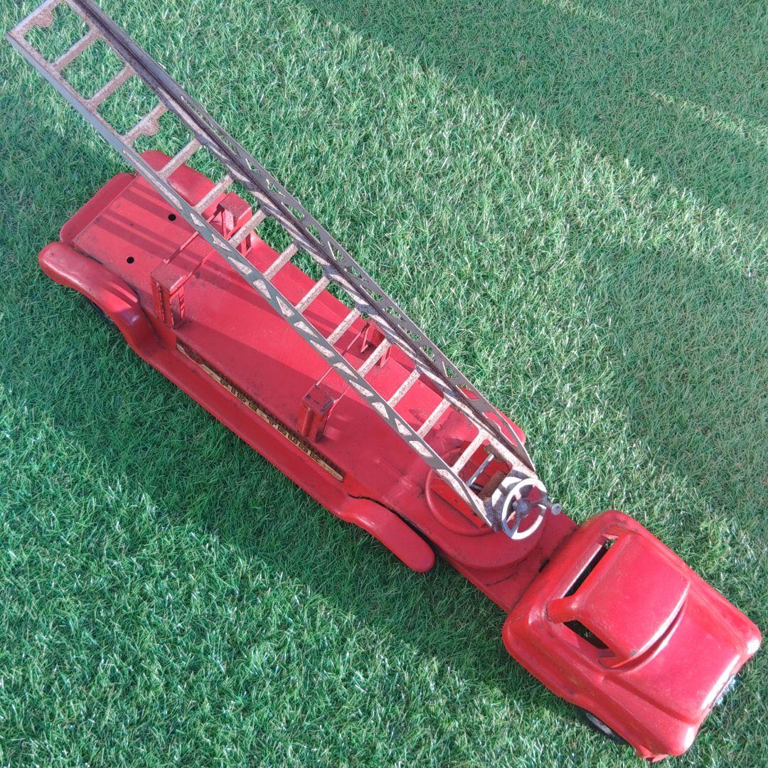 ⭕本日値下げ中‼️✴️ブリキおもちゃ❇️ブリキ 消防車 ⭐ヴィンテージ⭐USA