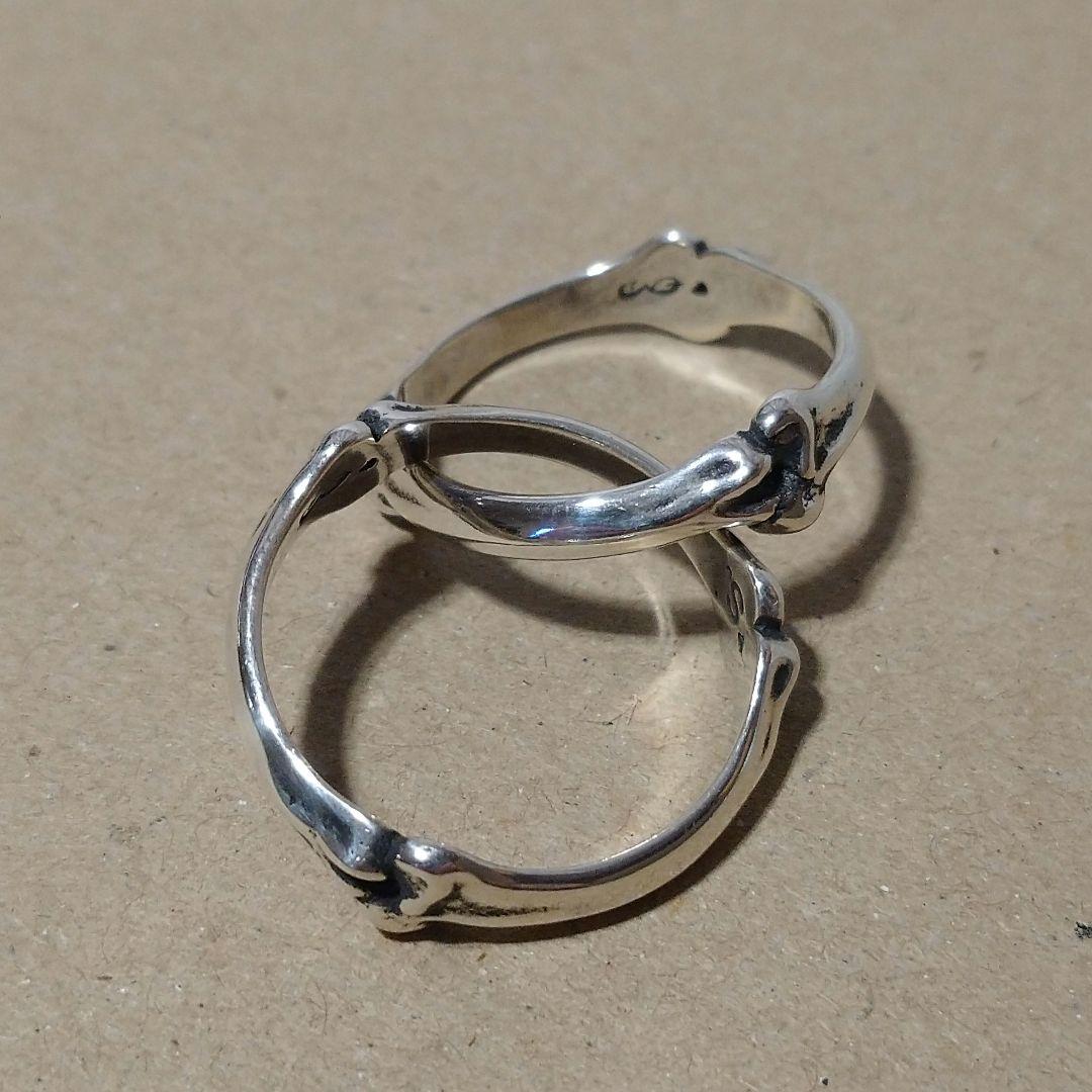 ソロイスト ボーンリング BONE SHAPED DUAL RING
