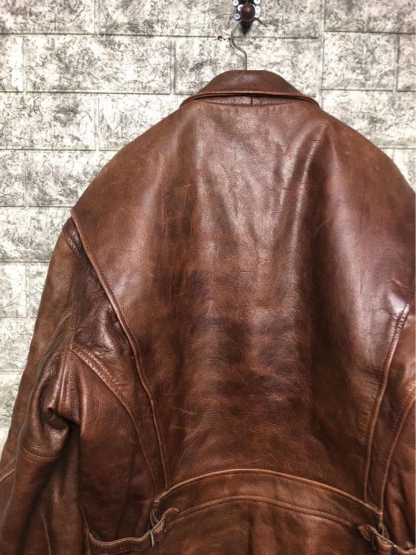 【超希少】80s Lee TREVOR リー トレヴォー 牛レザー ライダース