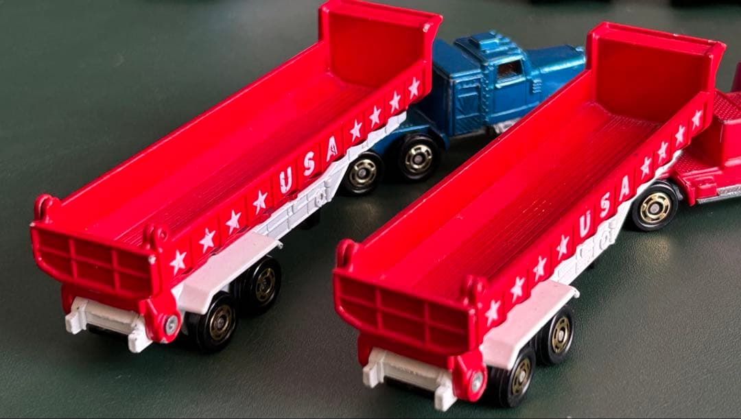 ロングトミカ ダイヤモンドレオ ダンプトレーラー 2台セット