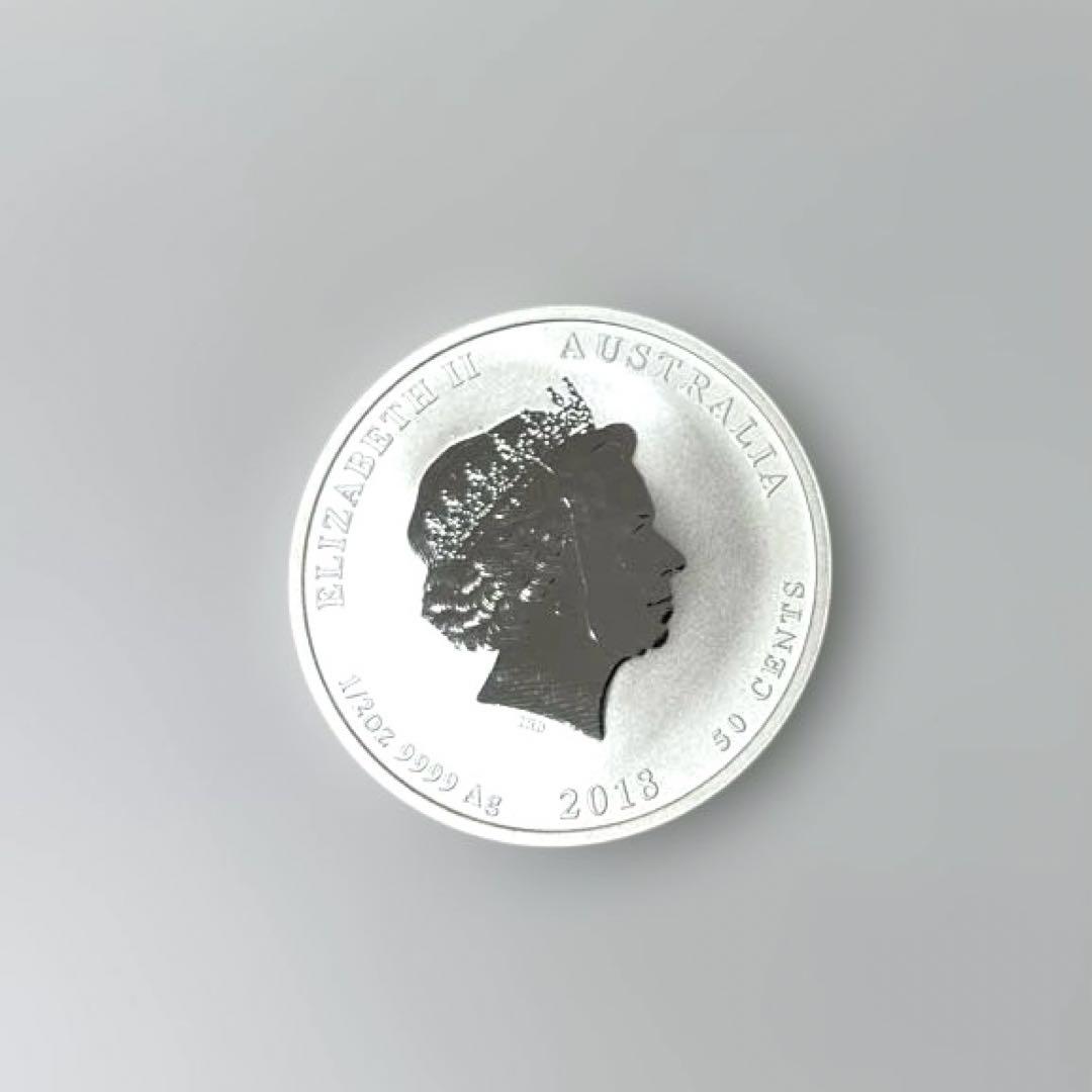 【純銀】オーストラリア干支シリーズ　2018 戌年　1/2oz ①