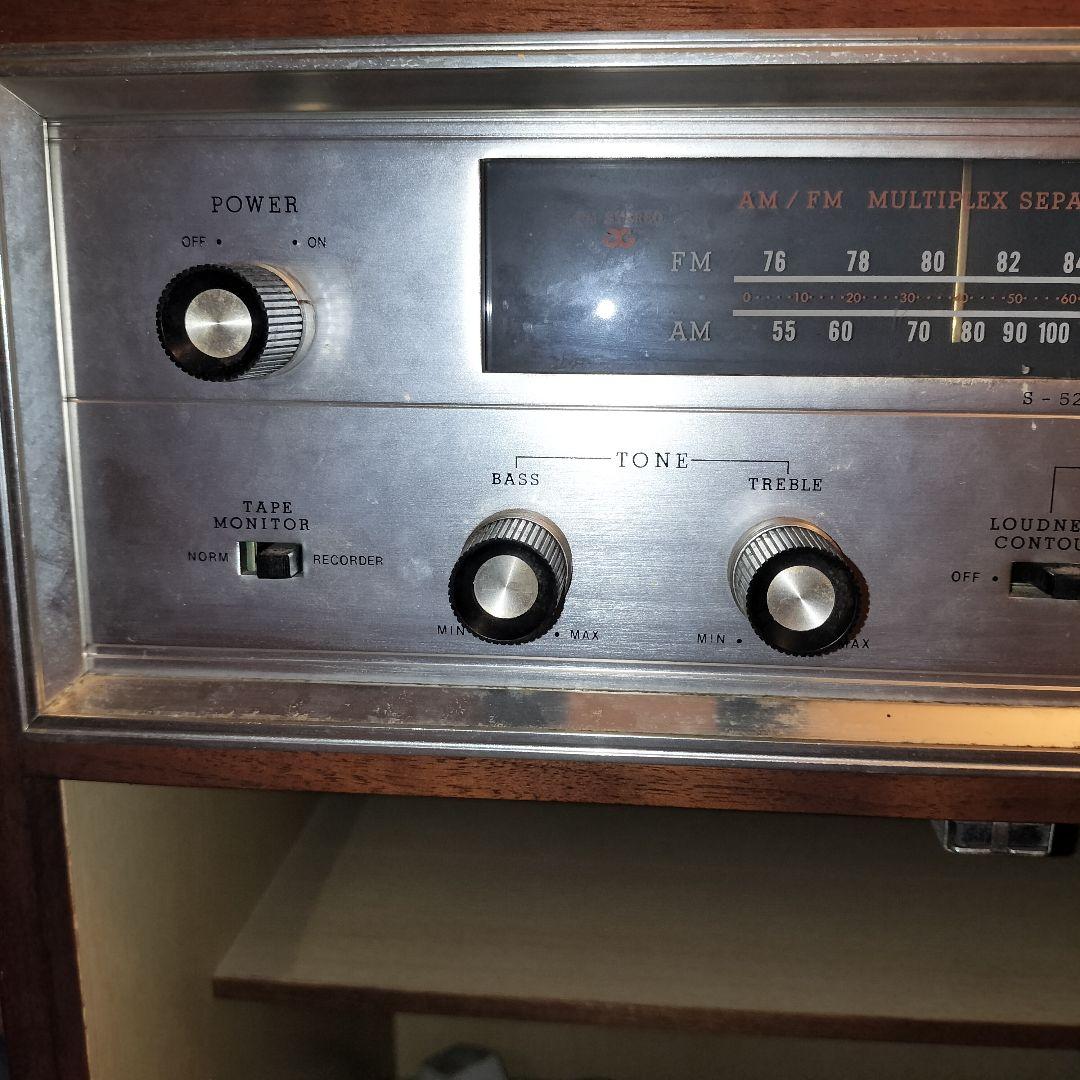 PioneerセパレートステレオS-52X レコード 真空管アンプ本体　ジャンク