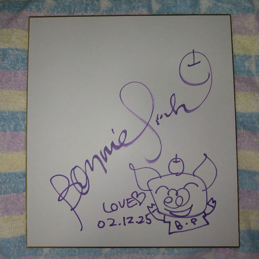 BONNIE PINK (ボニー・ピンク) 直筆サイン入り色紙