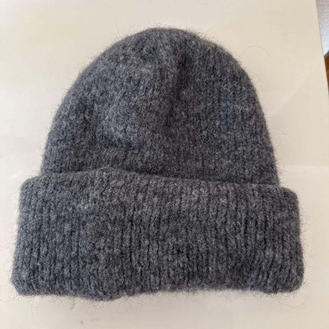 marimekko グレー ニット帽