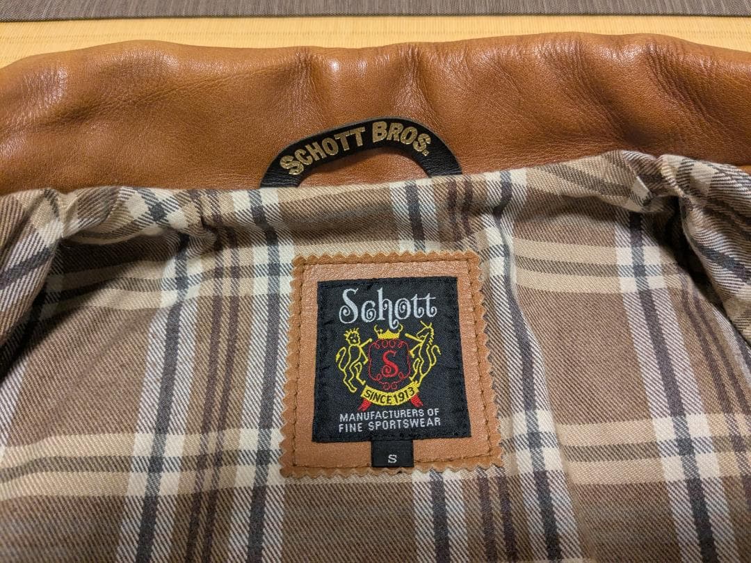 【TR151】Schott　レザージャケット
