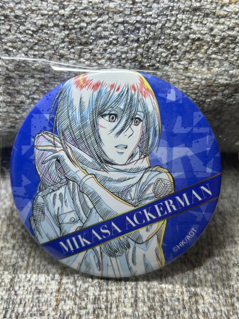 進撃の巨人 ミカサ スペシャルイベント 缶バッジ レア、貴重
