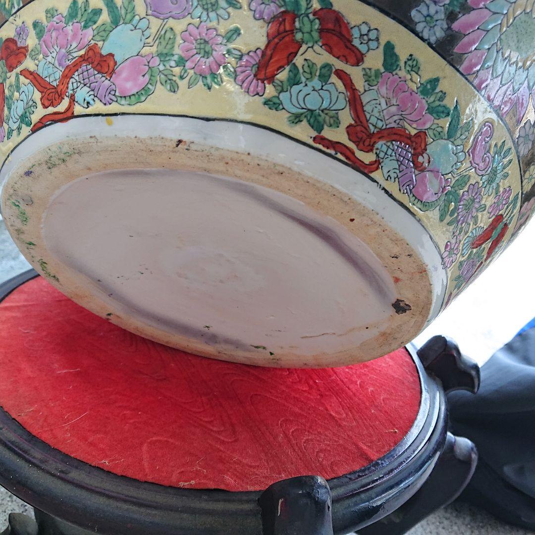 中国美術、飾壺中国華瓶、古美術特大