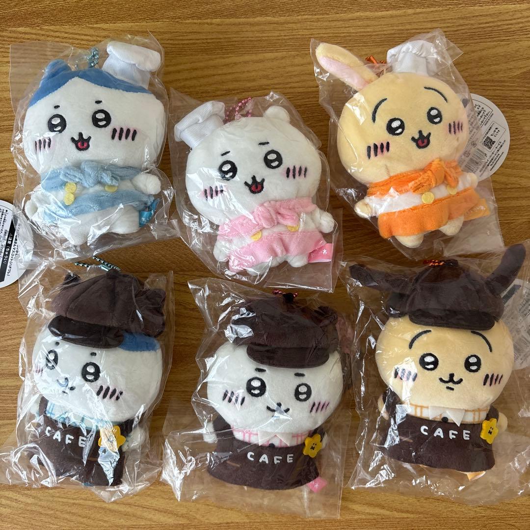 【匿名配送】ちいかわカフェ ぬいぐるみマスコット
