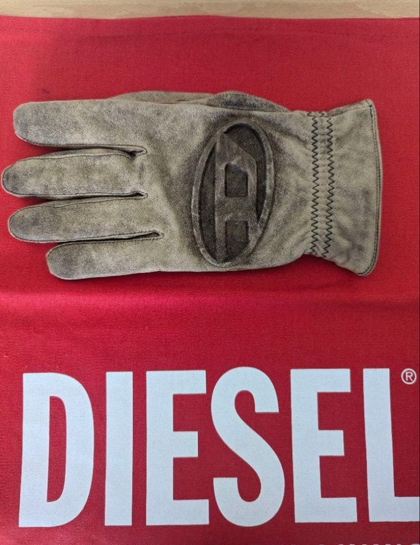 DIESEL グレン期最新モデル 未使用美品 シープレザー手袋 グローブ