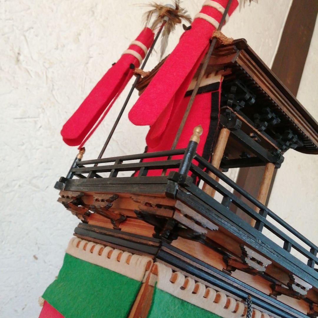 木製模型　半田山車　51cm