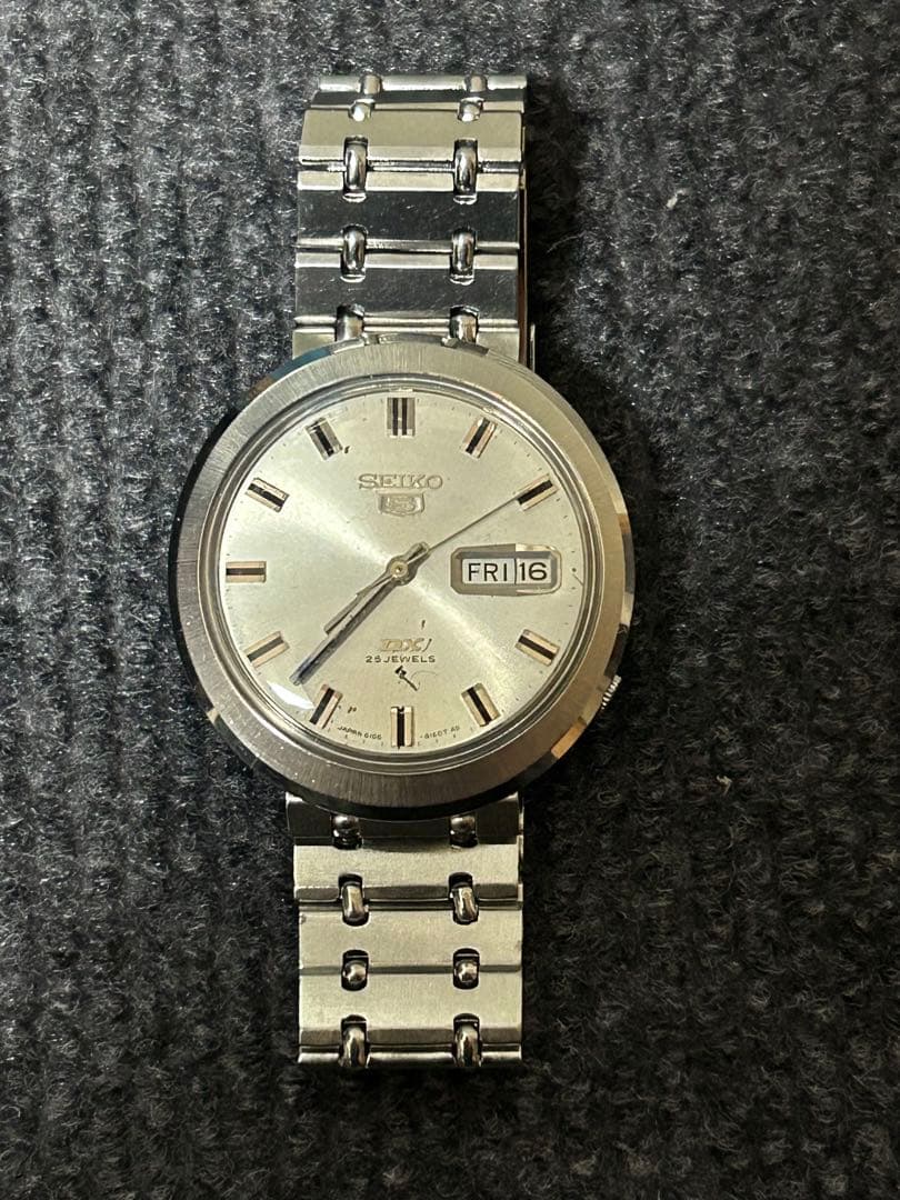 SEIKO DX 自動巻き時計 シルバー