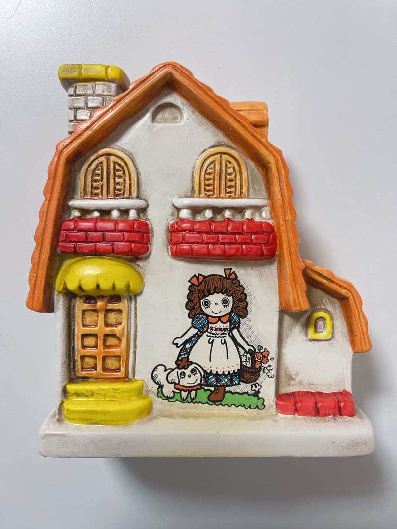 内藤ルネ　オレンジの屋根の家　貯金箱　超激レア　当時物　希少