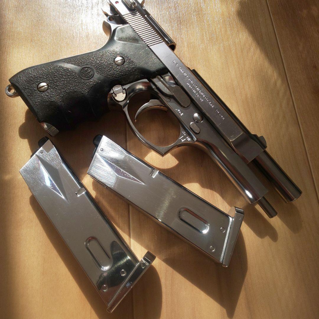 東京マルイ 92F ミリタリー クロームステンレス ガスブローバック ハンドガン