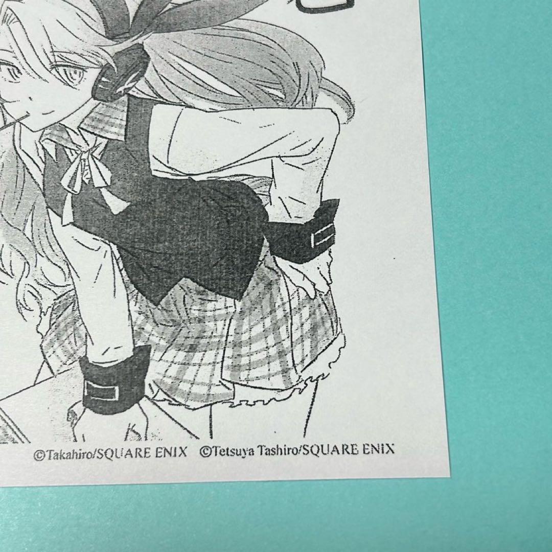 【メルカリ便】アカメが斬る　6巻　特典　イラストペーパー　激レア❣️