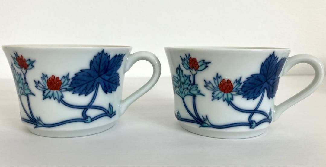 ★専用です★今泉今右衛門★2客★ 錦苺絵紅茶碗★いちご