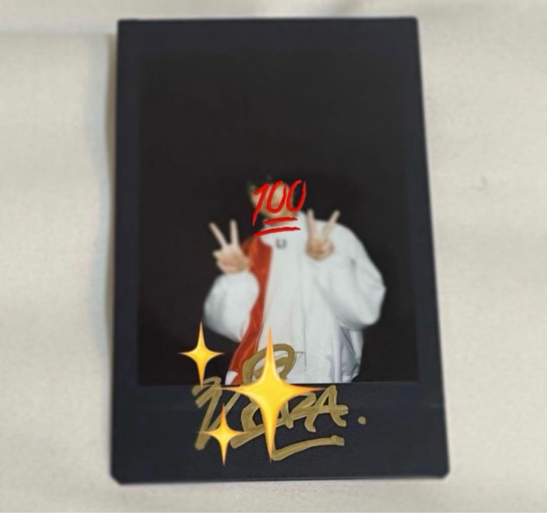 ICEx 阿久根温世　サイン入りチェキ　金　エビネク　チームC